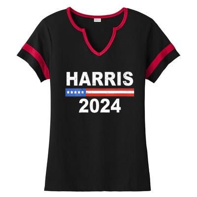 Wo Harris For President Election Kamala Harris 2024 Ladies Halftime Notch Neck Tee