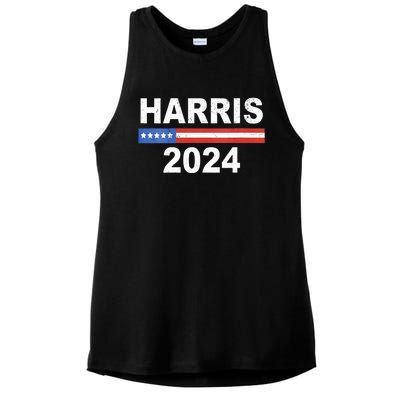 Wo Harris For President Election Kamala Harris 2024 Ladies PosiCharge Tri-Blend Wicking Tank