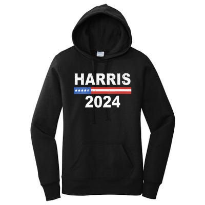 Wo Harris For President Election Kamala Harris 2024 Women's Pullover Hoodie