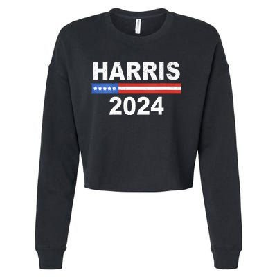 Wo Harris For President Election Kamala Harris 2024 Cropped Pullover Crew