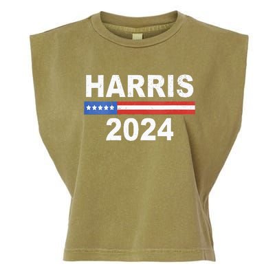 Wo Harris For President Election Kamala Harris 2024 Garment-Dyed Women's Muscle Tee