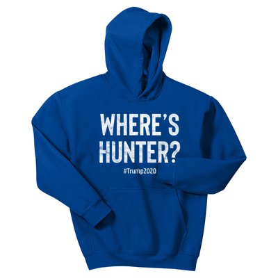 WhereS Hunter Funny Trump 2020 Rally Gift Kids Hoodie