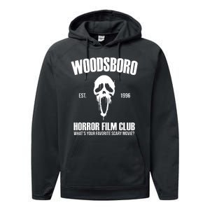 Woodsboro Horror Film Club Scary Movie Performance Fleece Hoodie