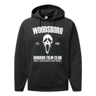 Woodsboro Horror Film Club Scary Movie Performance Fleece Hoodie