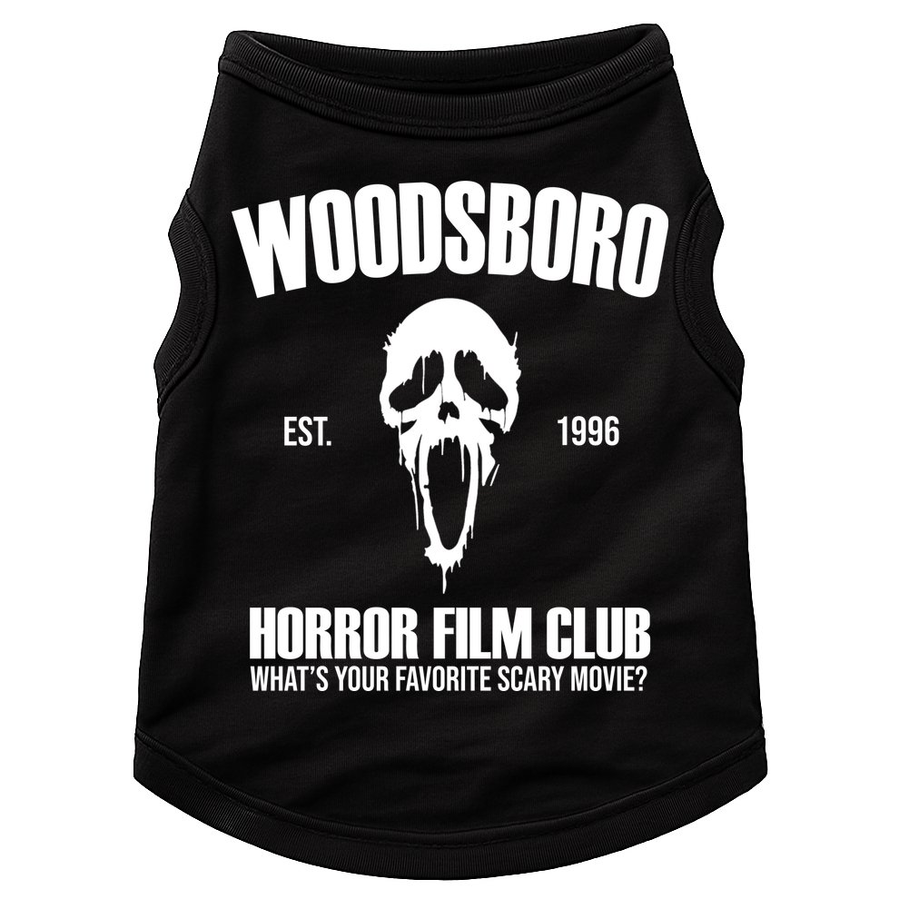 Woodsboro Horror Film Club Scary Movie Doggie Tank