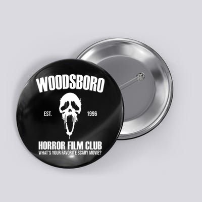 Woodsboro Horror Film Club Scary Movie Button