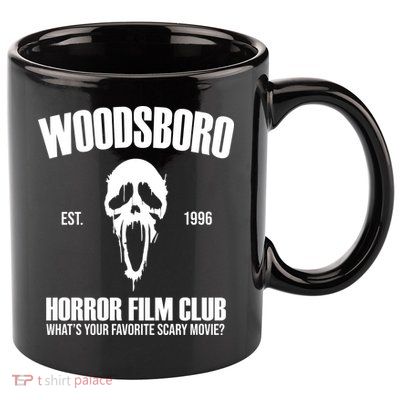 Woodsboro Horror Film Club Scary Movie 11oz C Handle Ceramic Mug