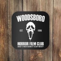 Woodsboro Horror Film Club Scary Movie Coaster