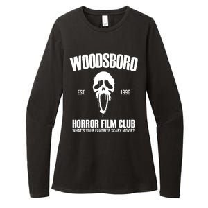 Woodsboro Horror Film Club Scary Movie Womens CVC Long Sleeve Shirt