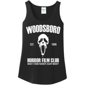 Woodsboro Horror Film Club Scary Movie Ladies Essential Tank