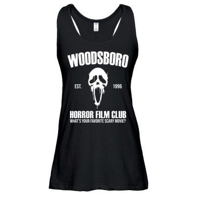 Woodsboro Horror Film Club Scary Movie Ladies Essential Flowy Tank