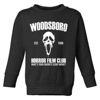 Woodsboro Horror Film Club Scary Movie Toddler Sweatshirt