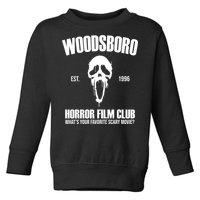 Woodsboro Horror Film Club Scary Movie Toddler Sweatshirt