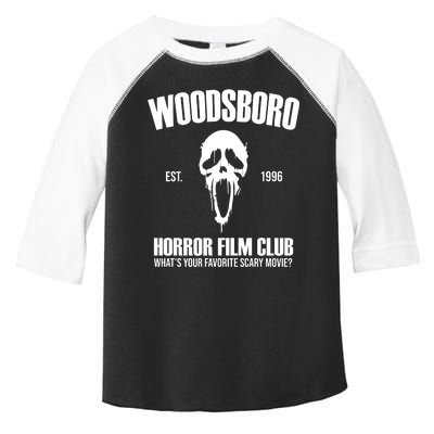 Woodsboro Horror Film Club Scary Movie Toddler Fine Jersey T-Shirt