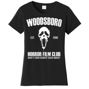 Woodsboro Horror Film Club Scary Movie Women's T-Shirt