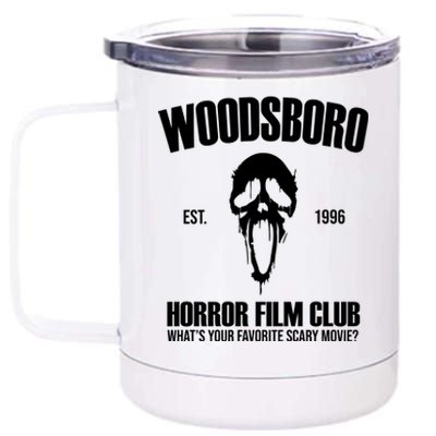 Woodsboro Horror Film Club Scary Movie 12 oz Stainless Steel Tumbler Cup