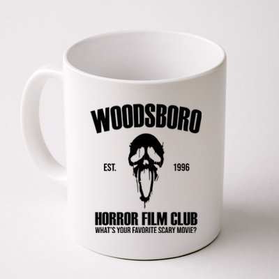 Woodsboro Horror Film Club Scary Movie Coffee Mug