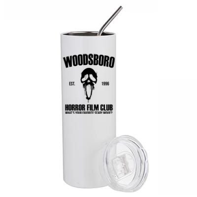 Woodsboro Horror Film Club Scary Movie Stainless Steel Tumbler