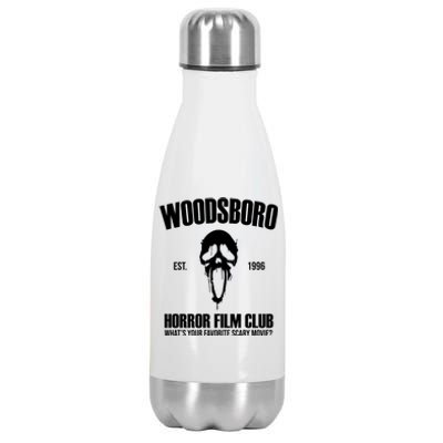 Woodsboro Horror Film Club Scary Movie Stainless Steel Insulated Water Bottle