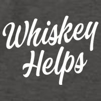 Whiskey Helps Funny Vector Backpack