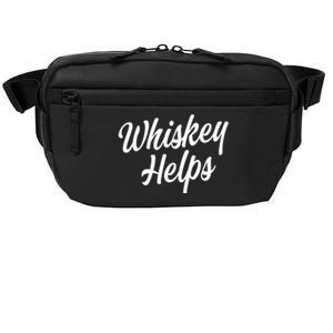 Whiskey Helps Funny Crossbody Pack