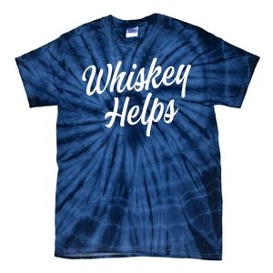 Whiskey Helps Funny Tie-Dye T-Shirt