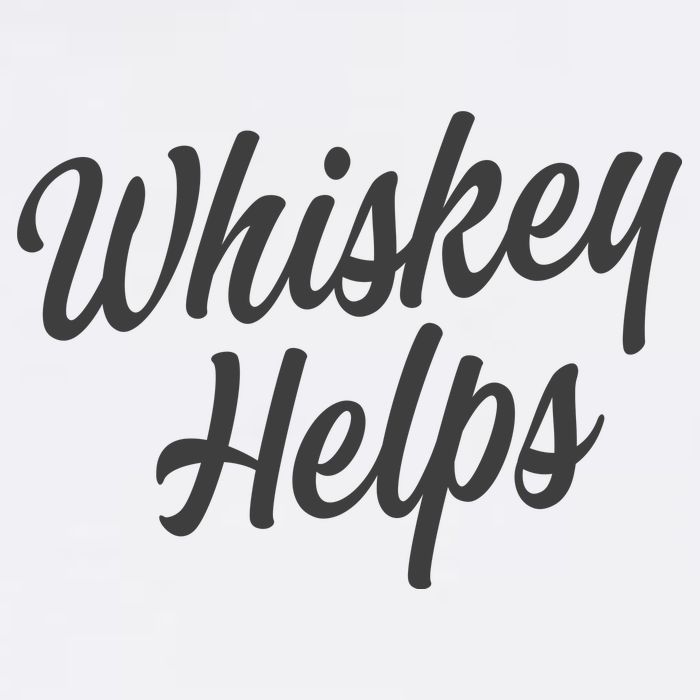 Whiskey Helps Funny Trucker Hat