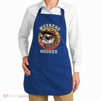 Weekend Hooker Fishing Funny Reel Cool Fisher Design Great Gift Apron