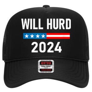 Will Hurd For Election President 2024 High Crown Mesh Back Trucker Hat