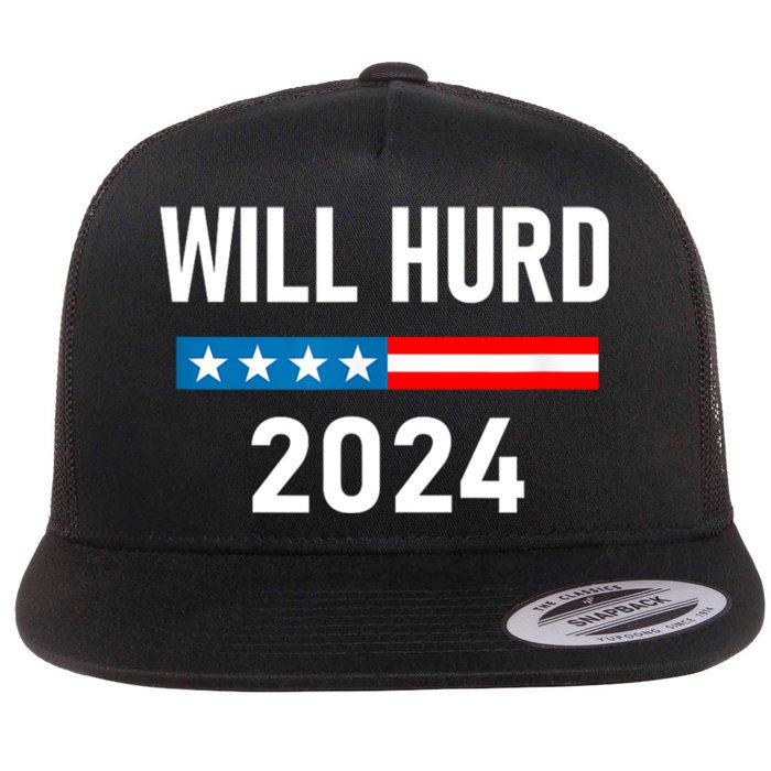 Will Hurd For Election President 2024 Flat Bill Trucker Hat