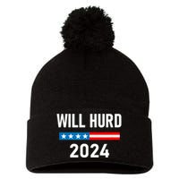 Will Hurd For Election President 2024 Pom Pom 12in Knit Beanie