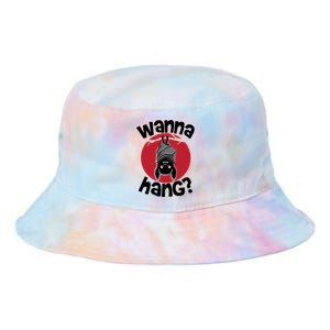 Wanna Hang Funny Bat Tie Dye Newport Bucket Hat