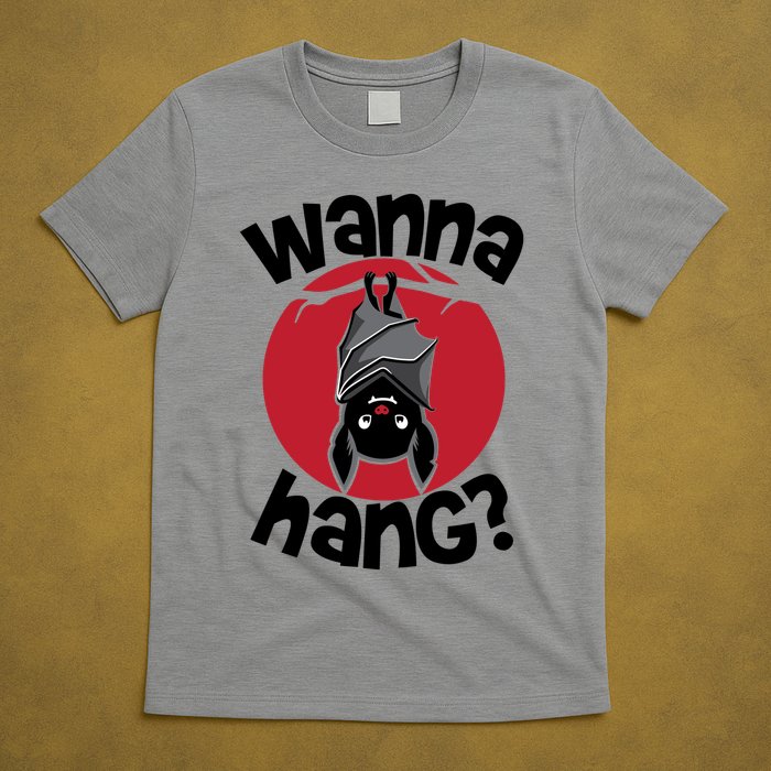 Wanna Hang Funny Bat T-Shirt