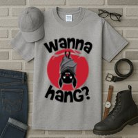 Wanna Hang Funny Bat Tall T-Shirt
