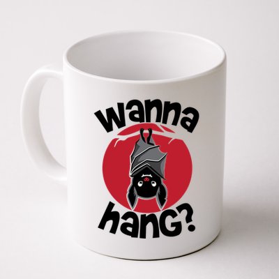 Wanna Hang Funny Bat Mug