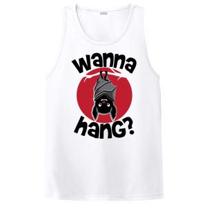 Wanna Hang Funny Bat PosiCharge Competitor Tank