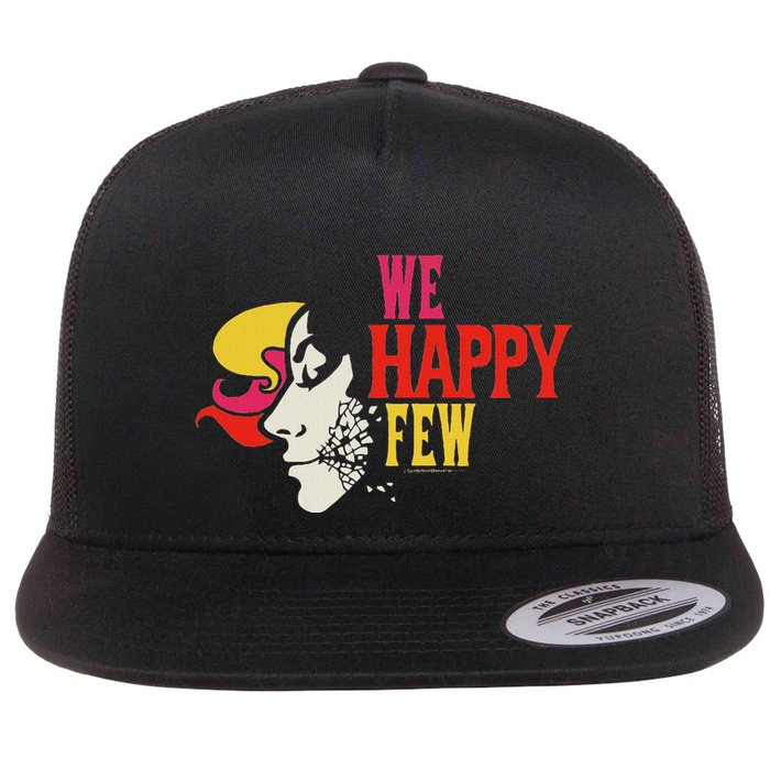 We Happy Few Shattered Mask Flat Bill Trucker Hat