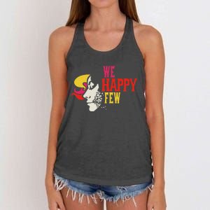 We Happy Few Shattered Mask Women's Knotted Racerback Tank