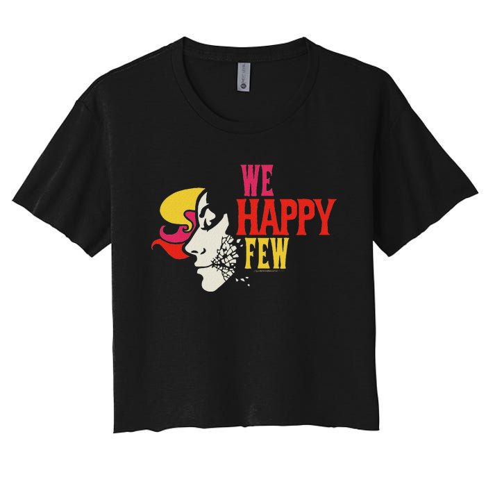 We Happy Few Shattered Mask Women's Crop Top Tee