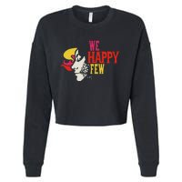 We Happy Few Shattered Mask Cropped Pullover Crew