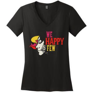 We Happy Few Shattered Mask Women's V-Neck T-Shirt