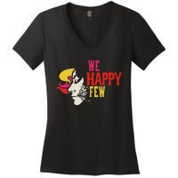 We Happy Few Shattered Mask Women's V-Neck T-Shirt