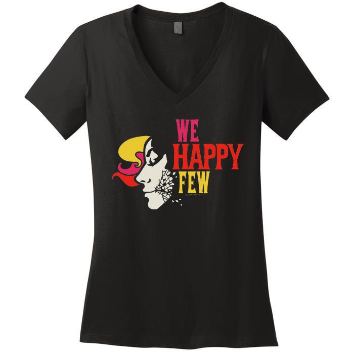 We Happy Few Shattered Mask Women's V-Neck T-Shirt