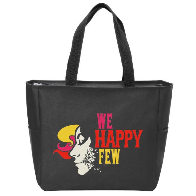 We Happy Few Shattered Mask Zip Tote Bag