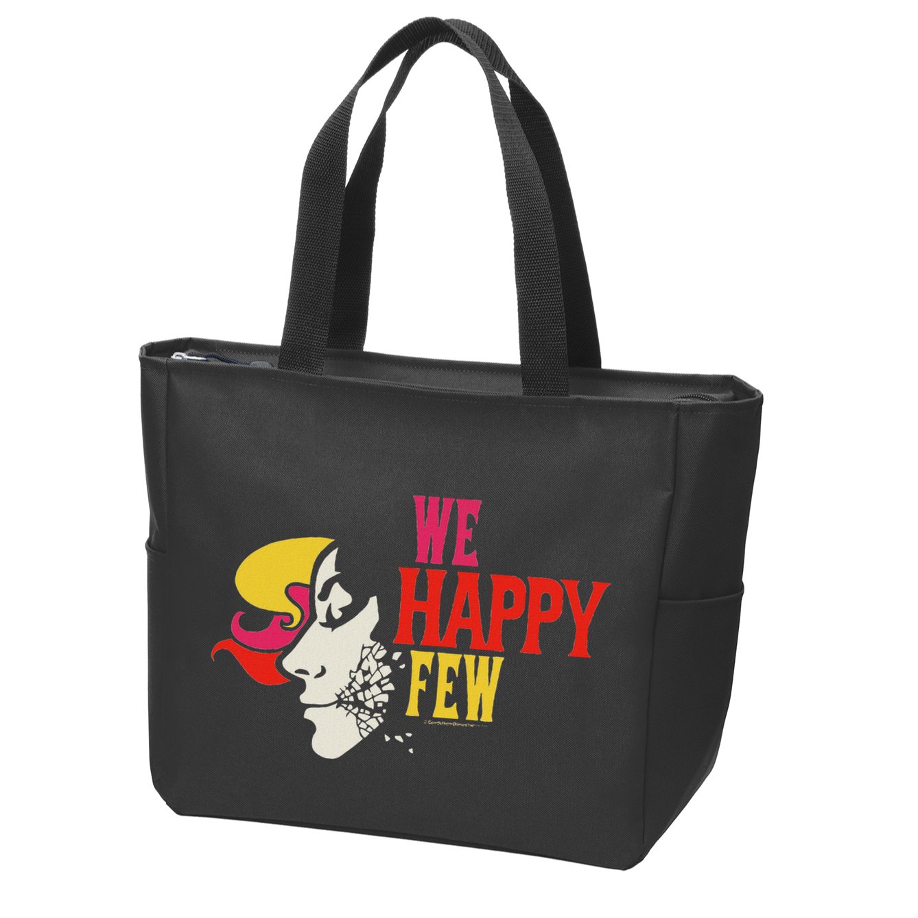 We Happy Few Shattered Mask Zip Tote Bag