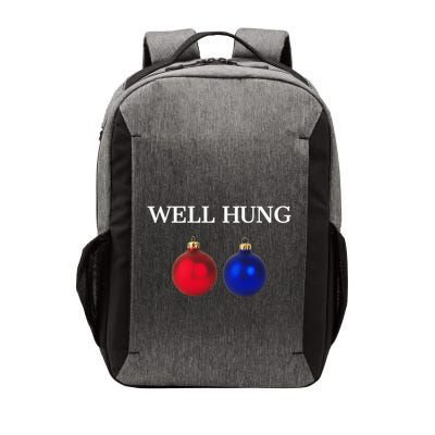 Well Hung Funny Christmas Vector Backpack