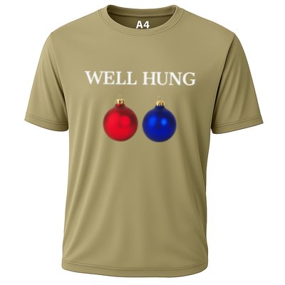 Well Hung Funny Christmas Performance Shirt