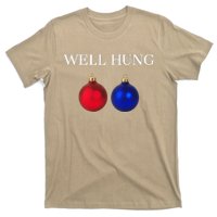 Well Hung Funny Christmas T-Shirt