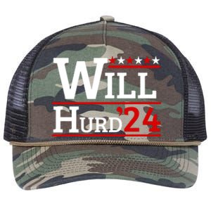 Will Hurd For President Will Hurd 2024 Retro Rope Trucker Hat Cap