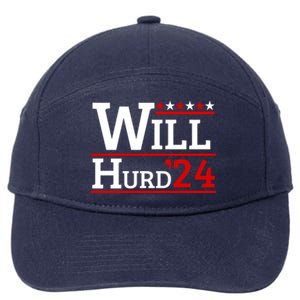 Will Hurd For President Will Hurd 2024 7-Panel Snapback Hat